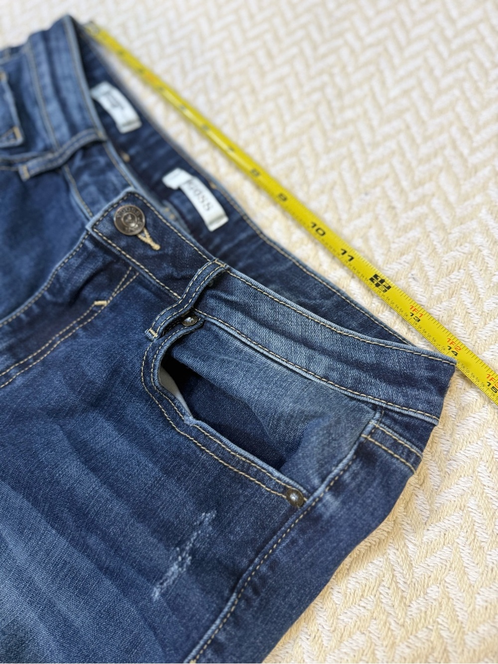 Vigoss Thompson Tomboy Distressed Skinny Jeans 30 P11572A - Picture 10 of 13